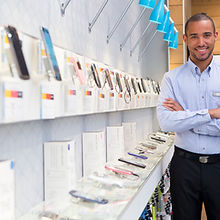 Man in Mobile Store