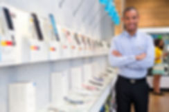 Man in Mobile Store