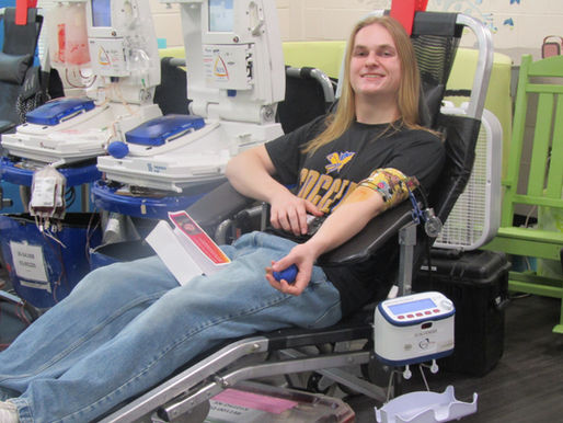 Students save lives at blood drive