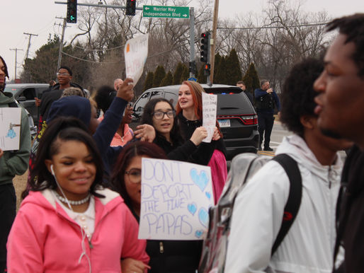 Students speak out and walkout
