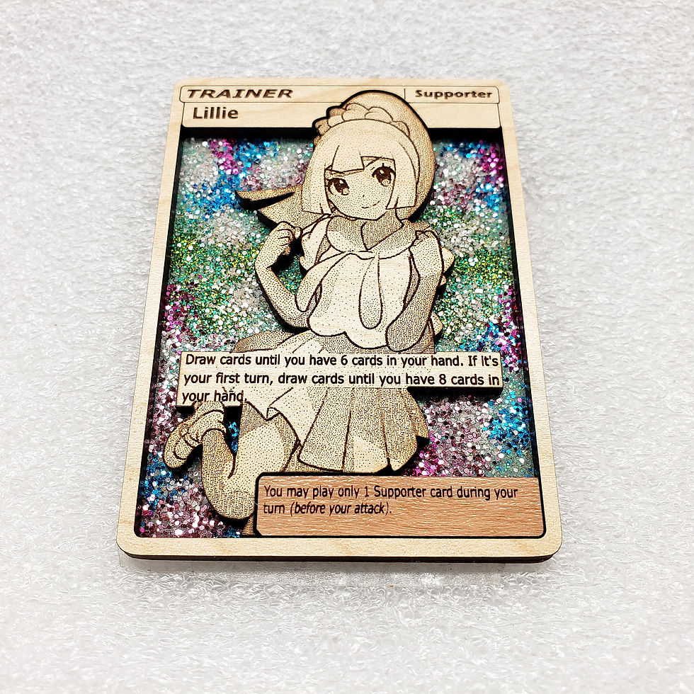 Lillie Wood Pokemon Card