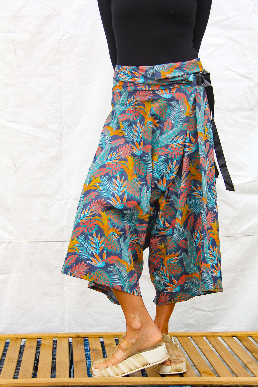 Thumbnail: Malee convertible skirt to trousers