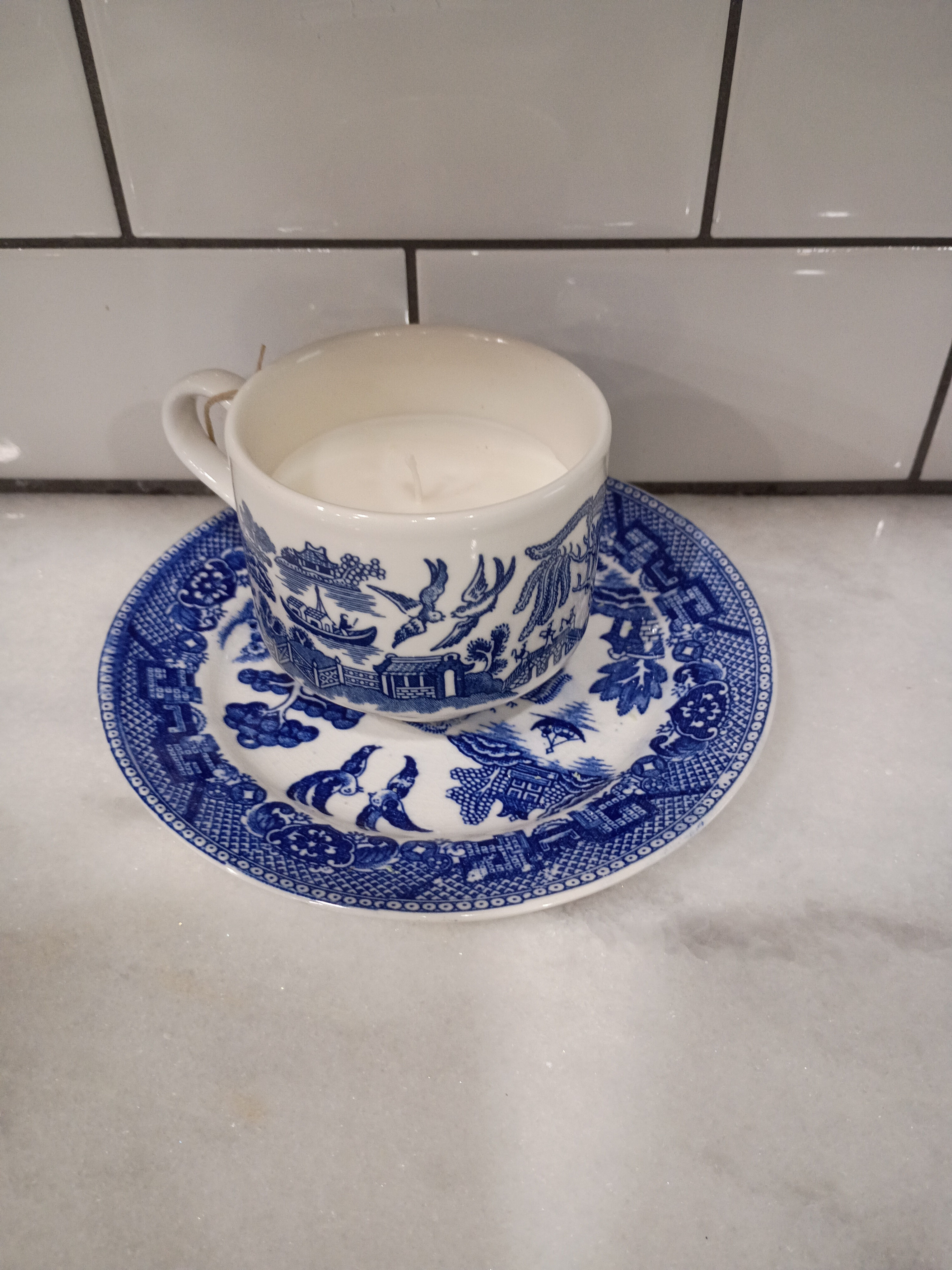 Vintage Tea Cup Candles