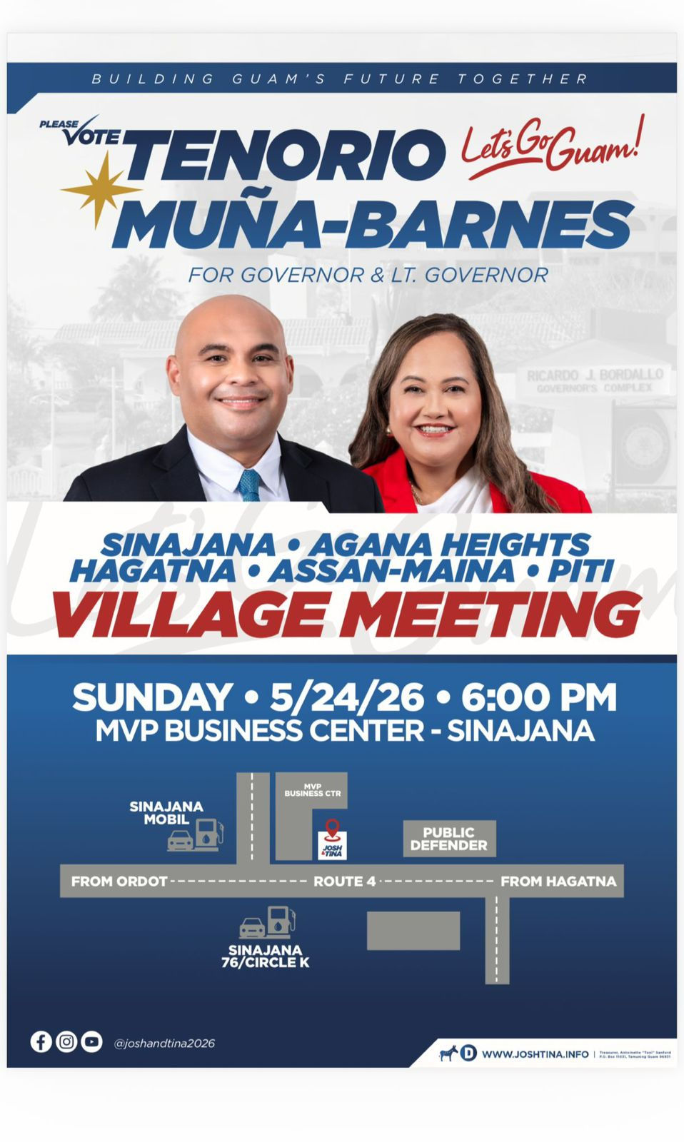 VILLAGE MEETING: SINAJANA/AGANA HEIGHTS/ HAGATNA/ASSAN-MAINA/PITI