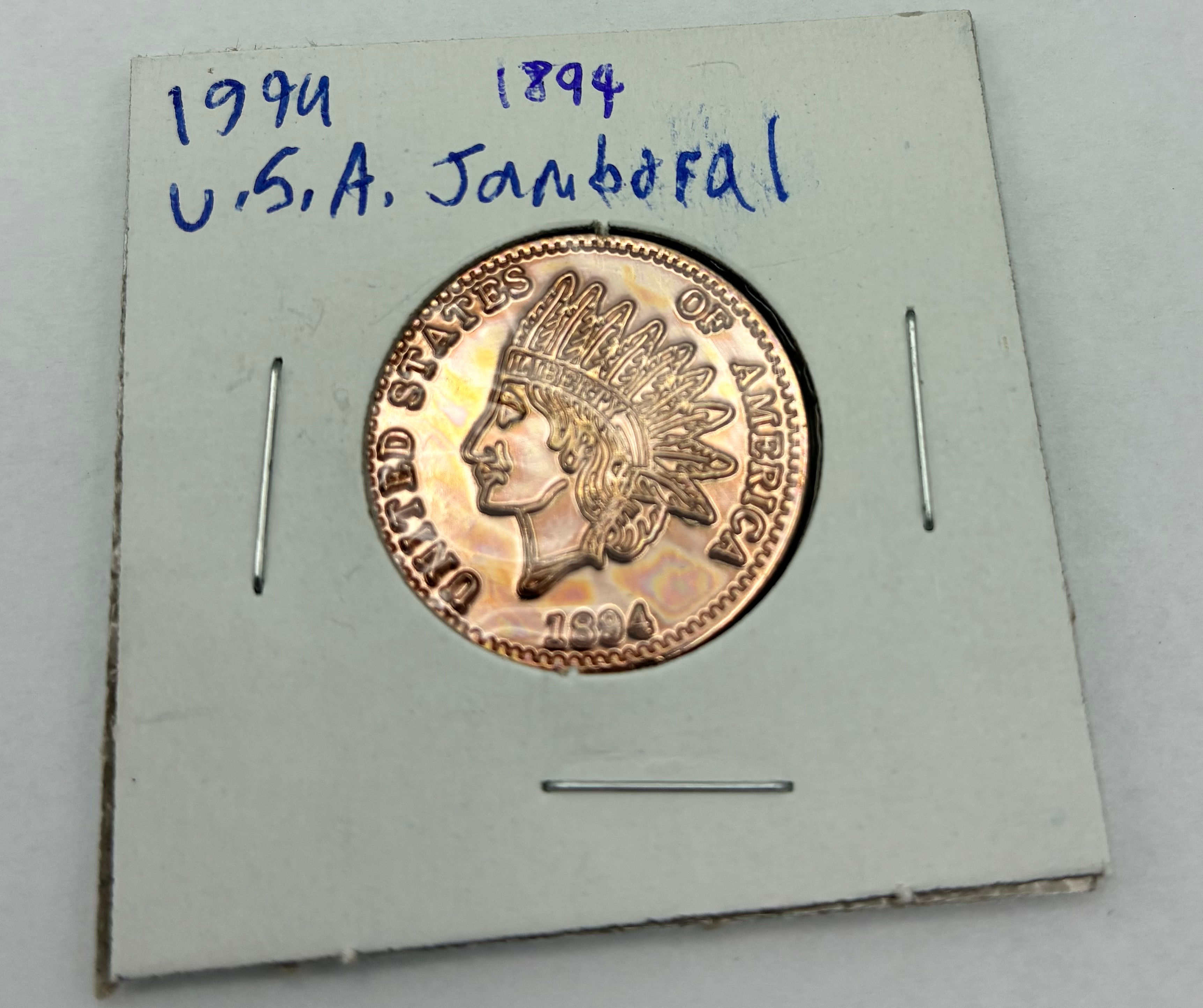 Collectible 1894- 1994 Utah Heritage Jamboral Commemorative Token
