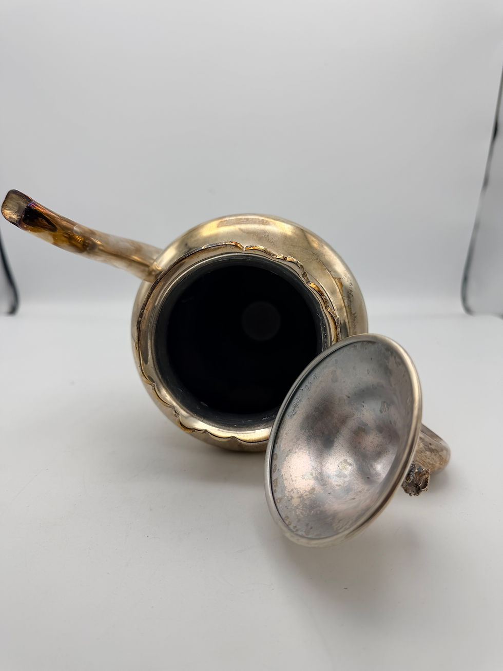 Thumbnail: Beautiful Eureka 509 Quadruple Silverplate Teapot, 9” Tall