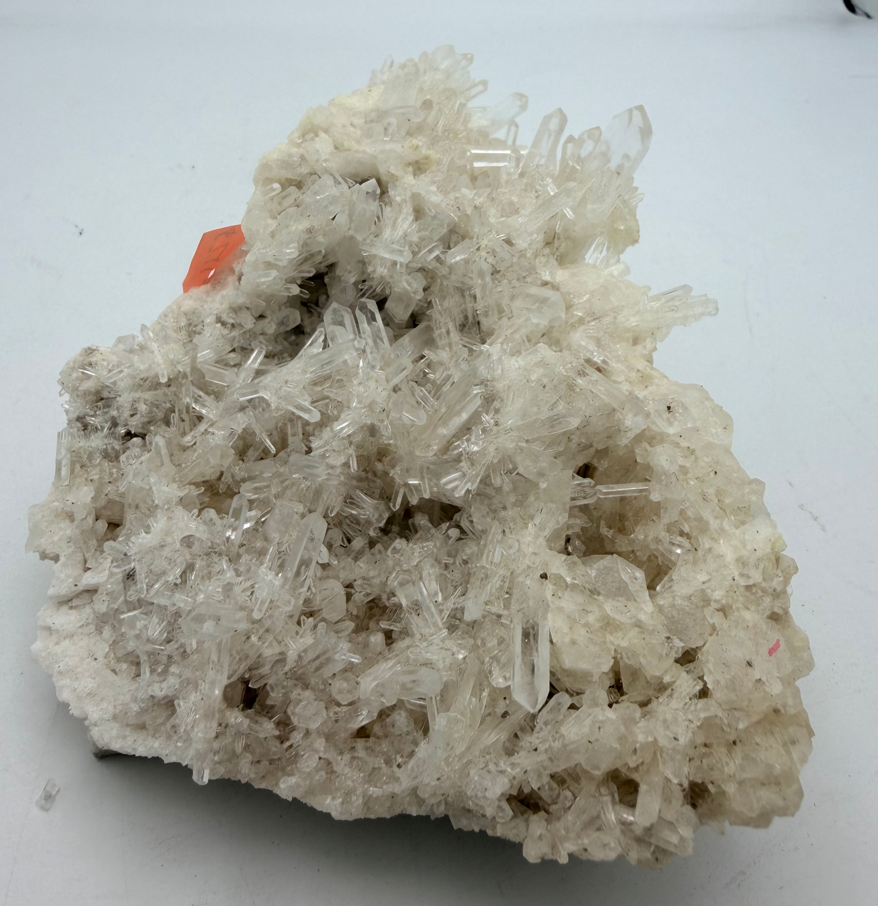 Clear Quartz Crystal Cluster of Hundreds of Sharp Terminal Points 7” x 4”