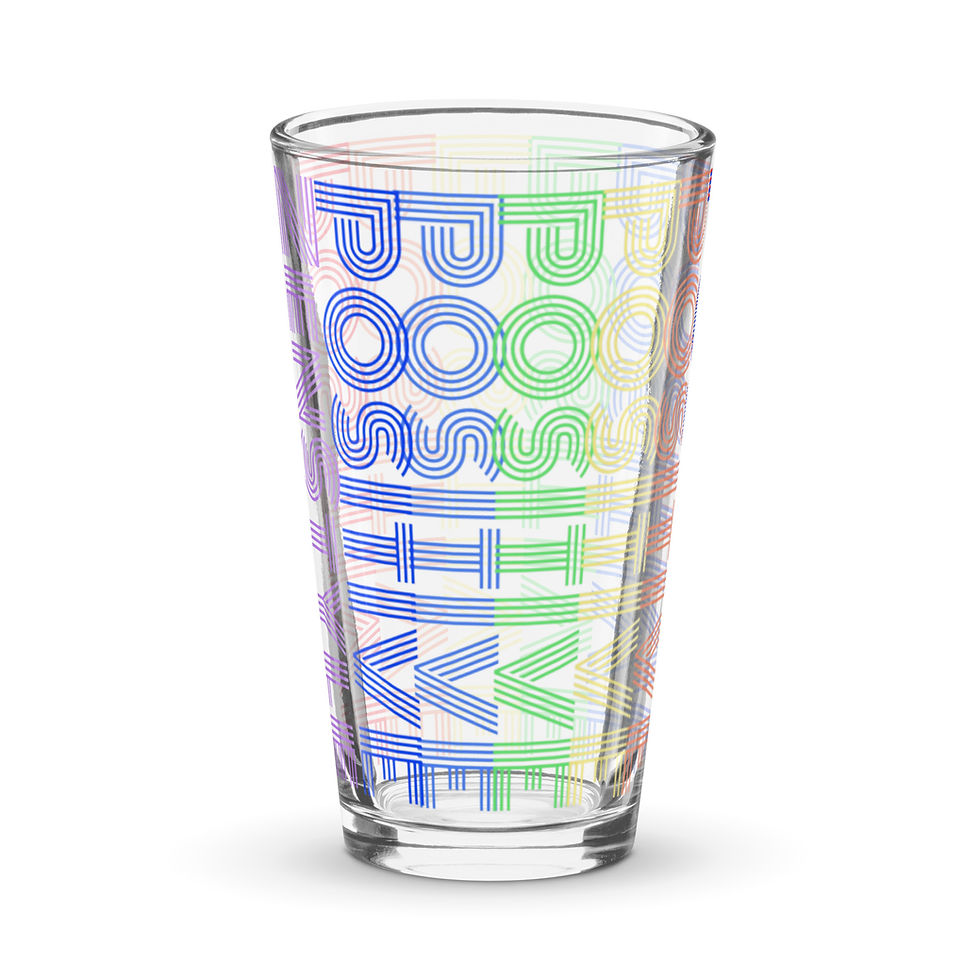 Thumbnail: Infusing positivity into your life - Pint Glass 