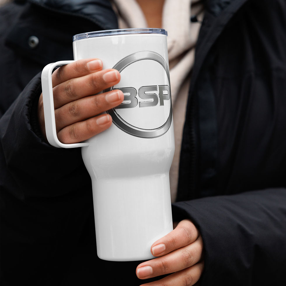 Thumbnail: Travel mug with a handle