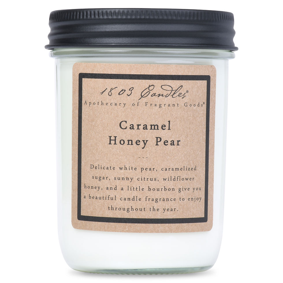 Caramel Honey Pear 14oz Candle