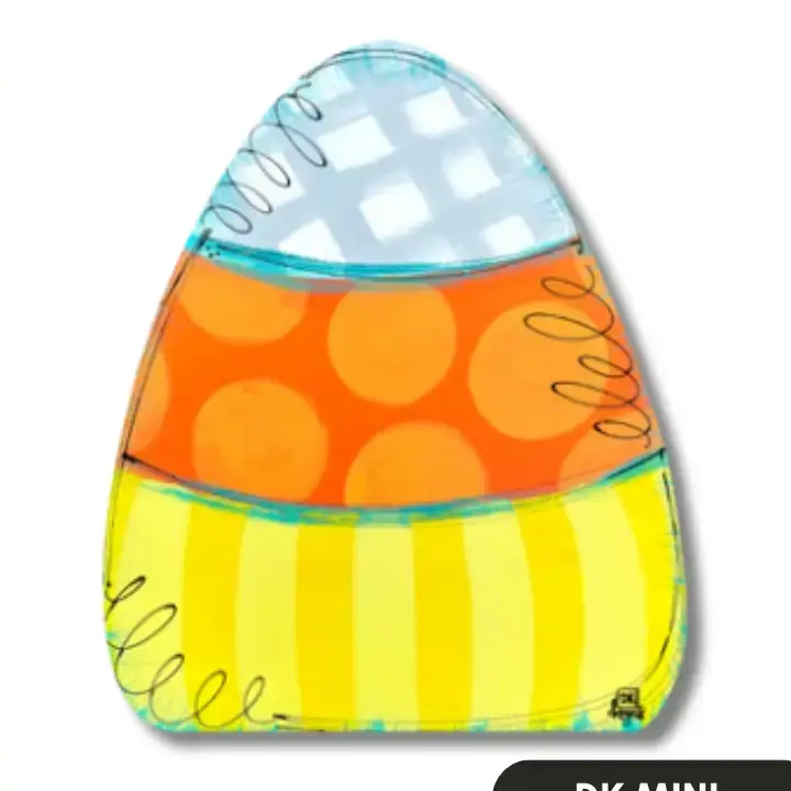 8" DK Designs mini attachment to use on a DK Designs wreath (sold separate), candy corn