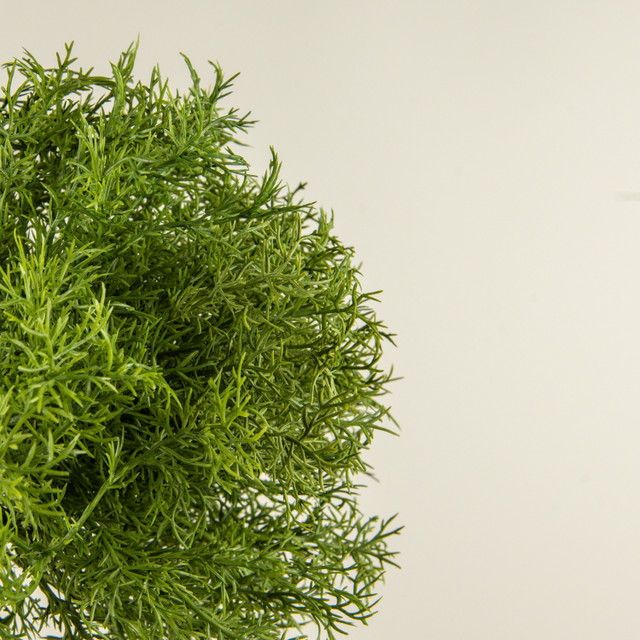 Thumbnail: 10.5" bright green rosemary bush, plastic