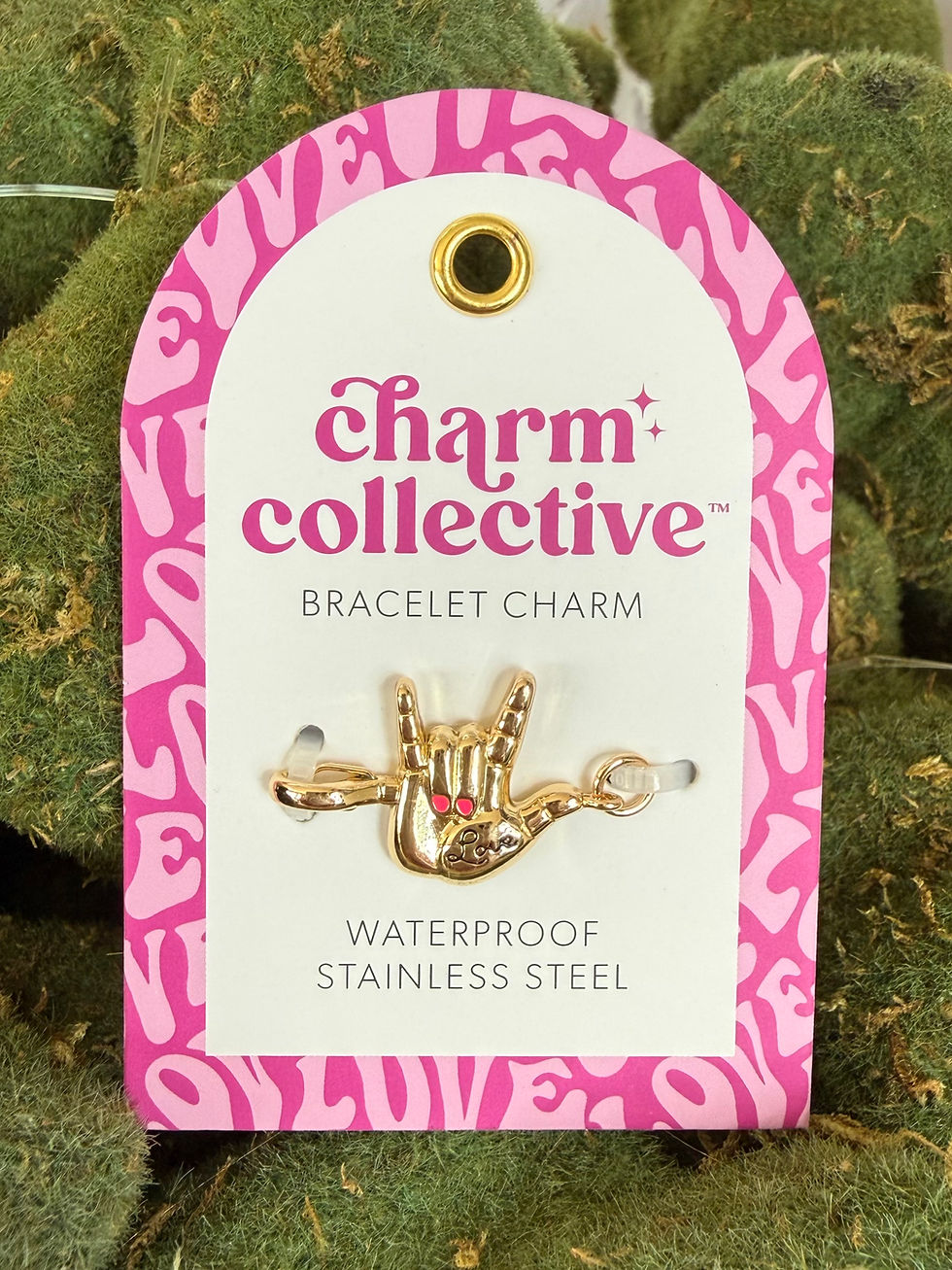 waterproof stainless steel bracelet charm Hand, use with the charm collective collection to build a bracelet