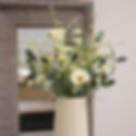 22" tall bush of white lace wispy stems, soft green foliage & paper creamy white wildflowers, wild look