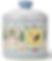3.9" H x 4.1" Dia  porcelain canister features nostalgic Home Sweet Home illustrations & cross stitch-inspired lettering