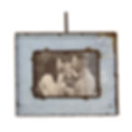 Round Top Collection 10.75" X 1" X 8.75 galvanized metal frame to be used with interchangeable finial collection, frame ONLY