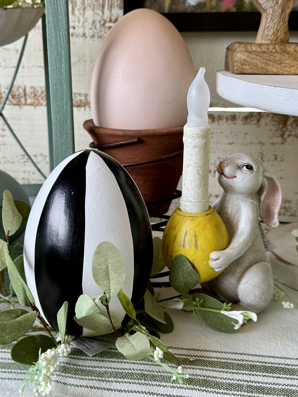 Thumbnail: 5.5" pottery egg, soft mauve pink, flat bottom for secure sitting