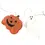 Thumbnail: 48” long Decorative garland with felt ghosts and jack-o’-lanterns
