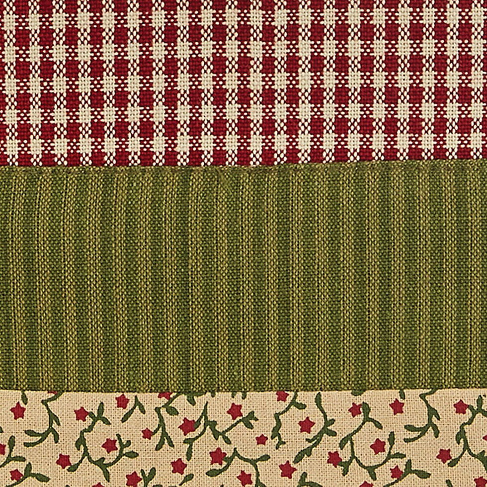 Christmas Memories Dishtowel, 18" X 28", 100% cotton, red gingham, cream patch stitched with a Christmas sentiment