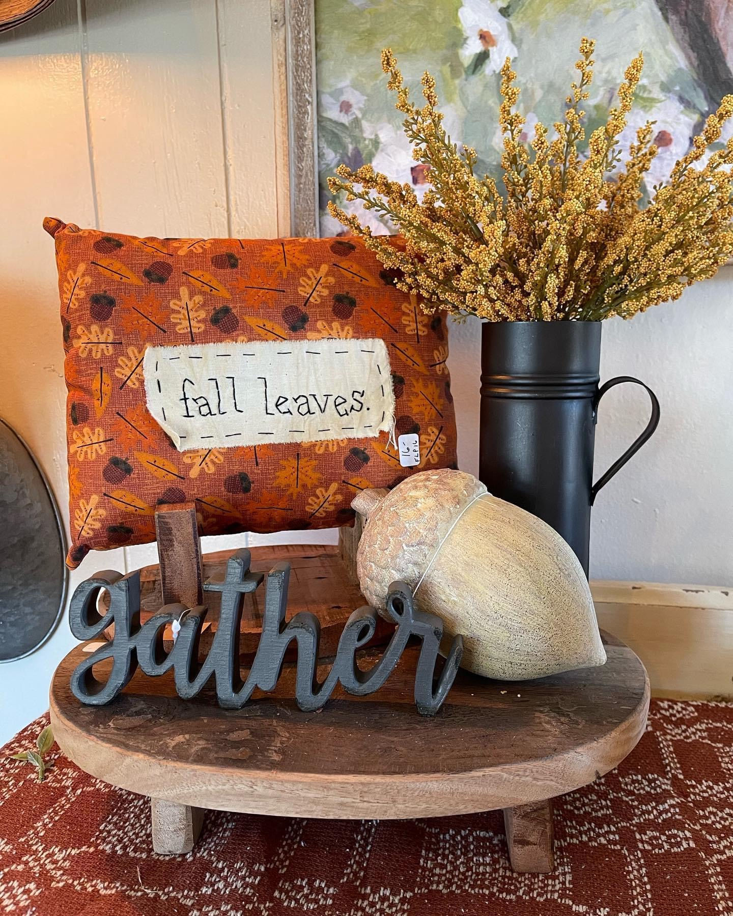 4” x 5” light brown resin acorn