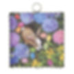 Round Top Collection Hide & Seek Garden print of brown bunny in a garden full of Easter eggs and hydrangeas