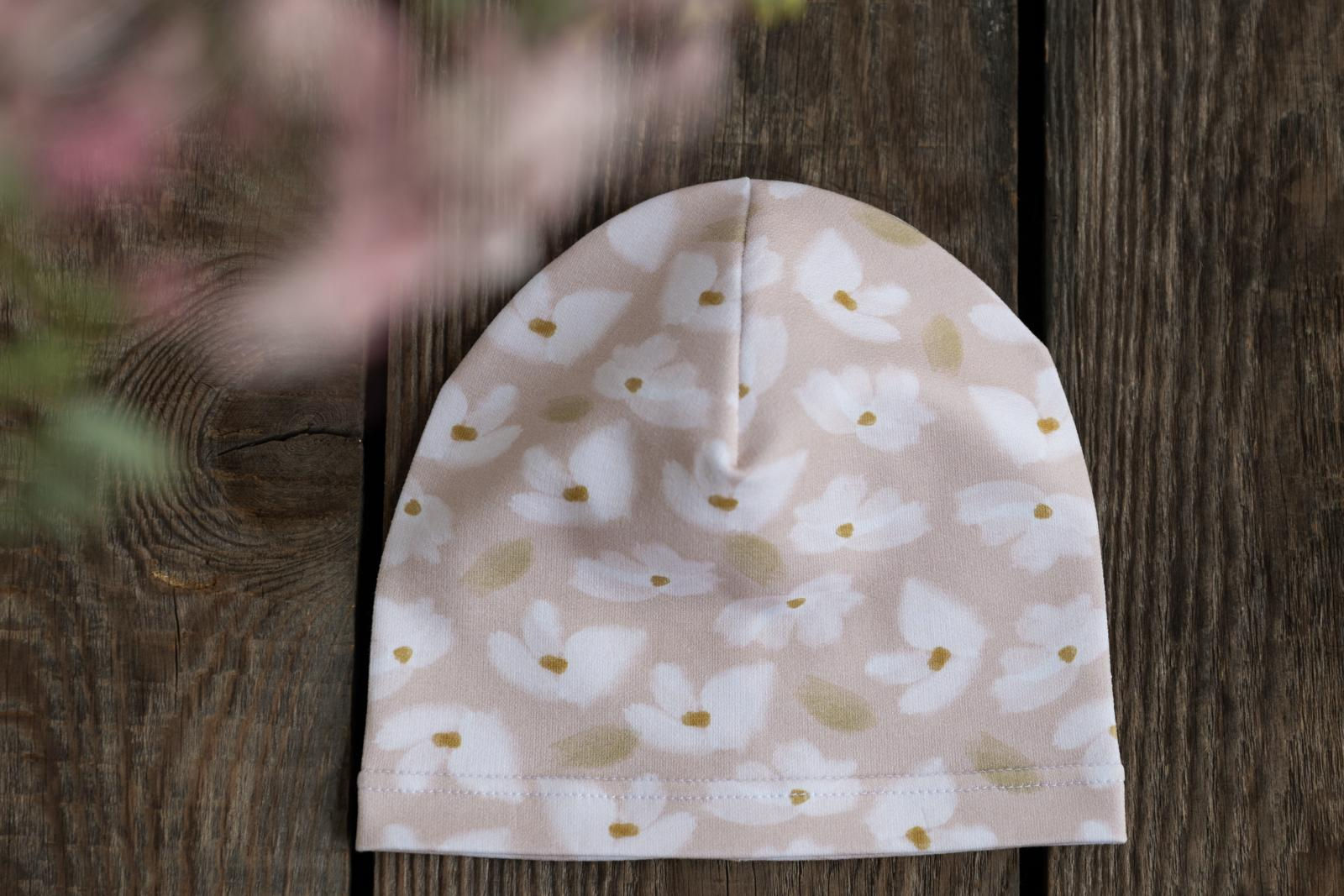 BABY-MÜTZE *BLÜTEN ROSA*