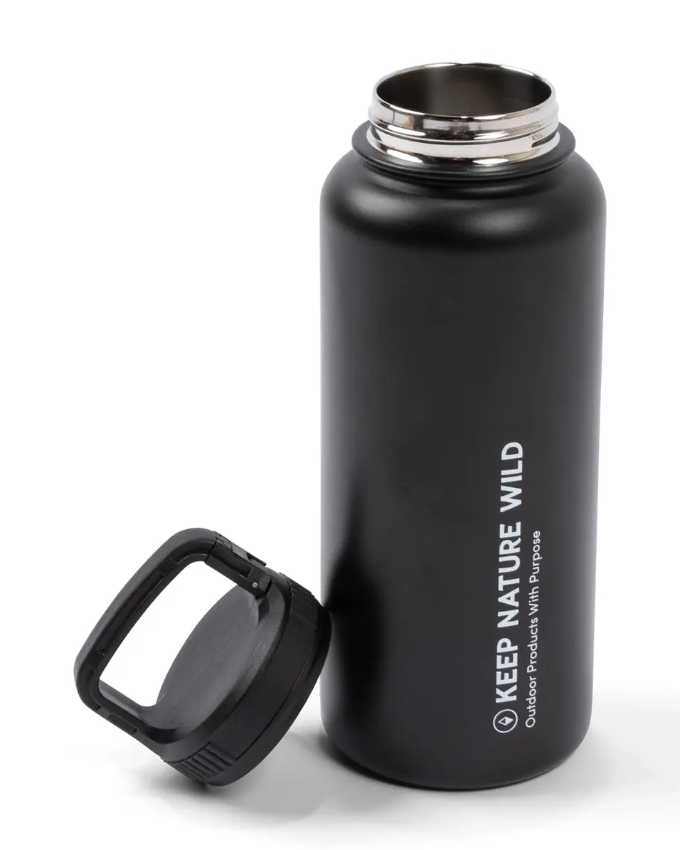 Trinkflasche mit Griffclip *Black*