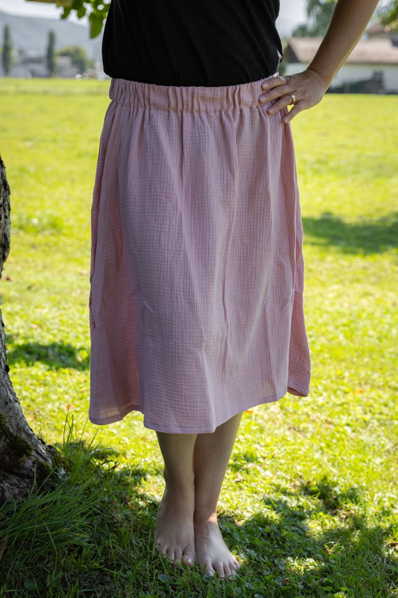 Musselin Midirock *Rosa*