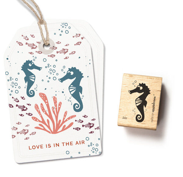 Stempel Seepferdchen Ida