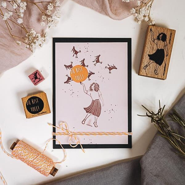 Miniaturbild: Stempel vergnügte Mariella