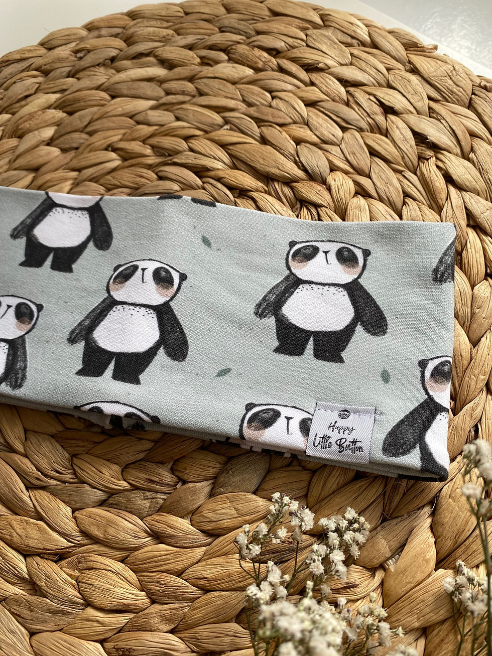 STIRNBAND *PANDA MINT*