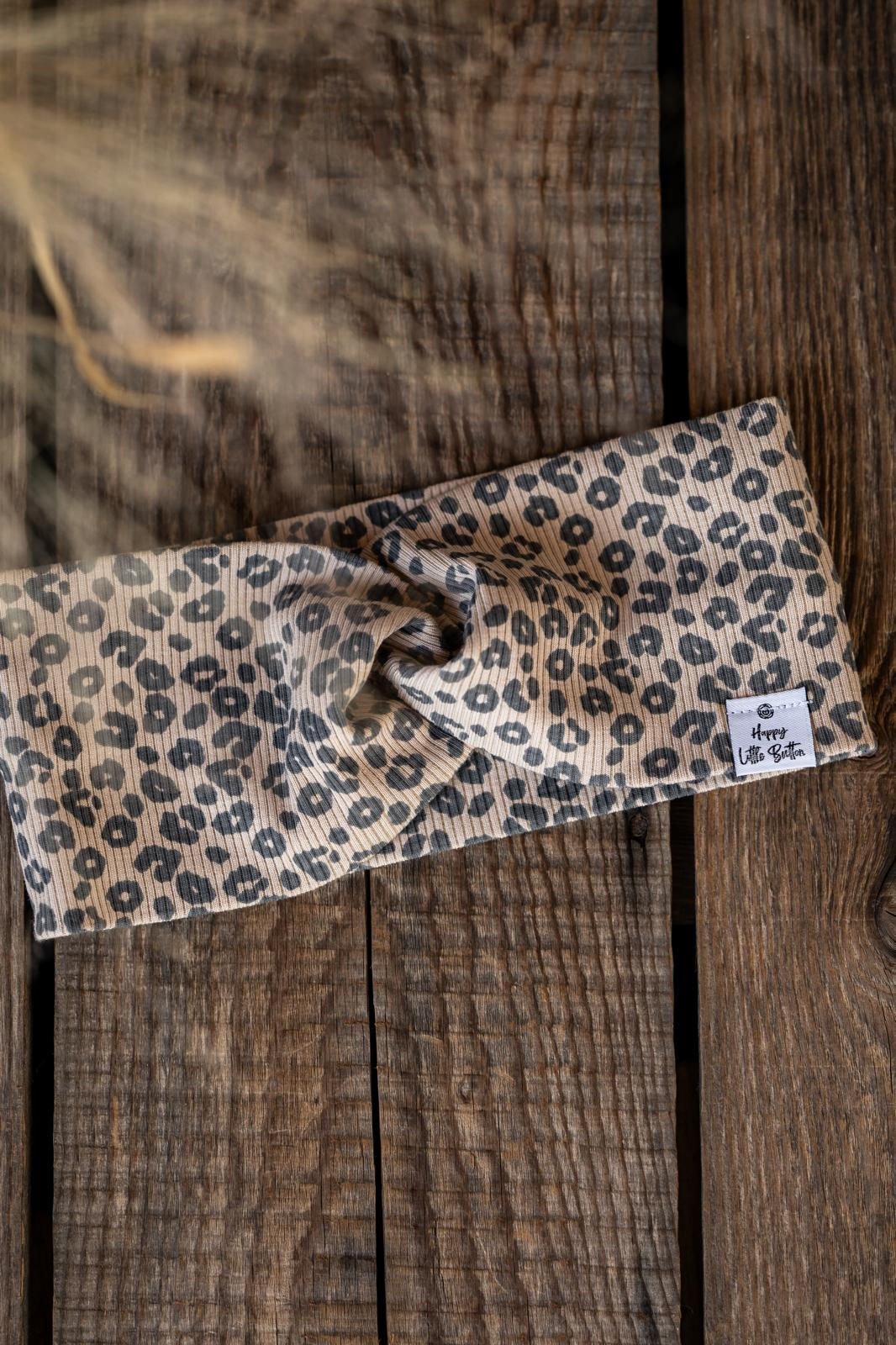 Stirnband *Leo Dunkelbeige*