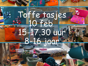 Workshop Toffe tasjes 10 februari 2026