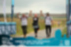 Participant running a race