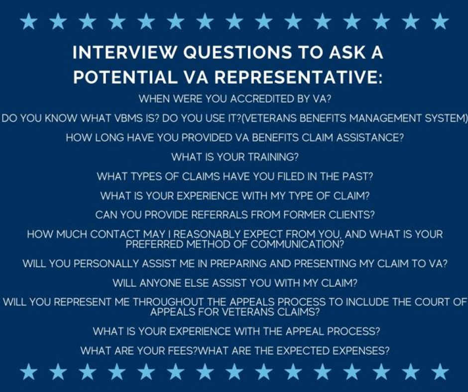 Questions To Ask A Potential VA Representative A Pocket Guide