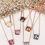Thumbnail: 16355 - Cushion Glitter Necklace