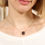 Thumbnail: 16355 - Cushion Glitter Necklace