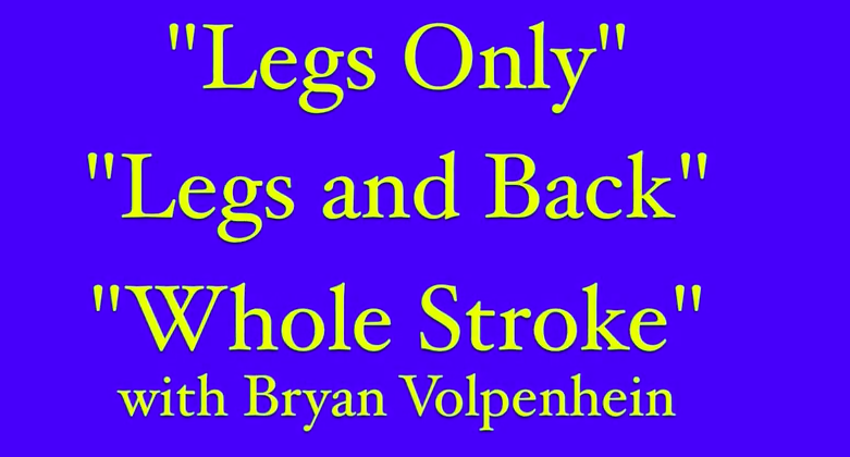 Legs Only Drills