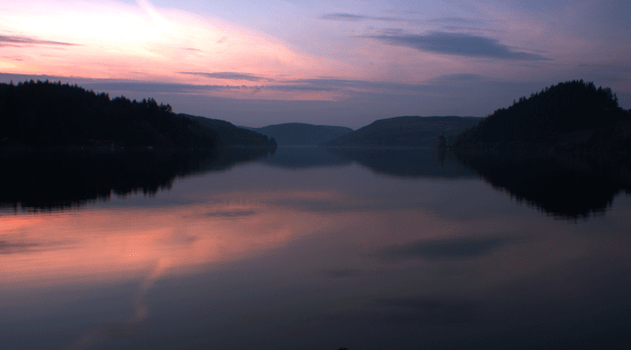 Dusk Lake Vyrnwy