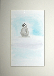 Single Penguin Chick