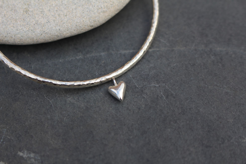 Thumbnail: Silver Tiny Heart Charm