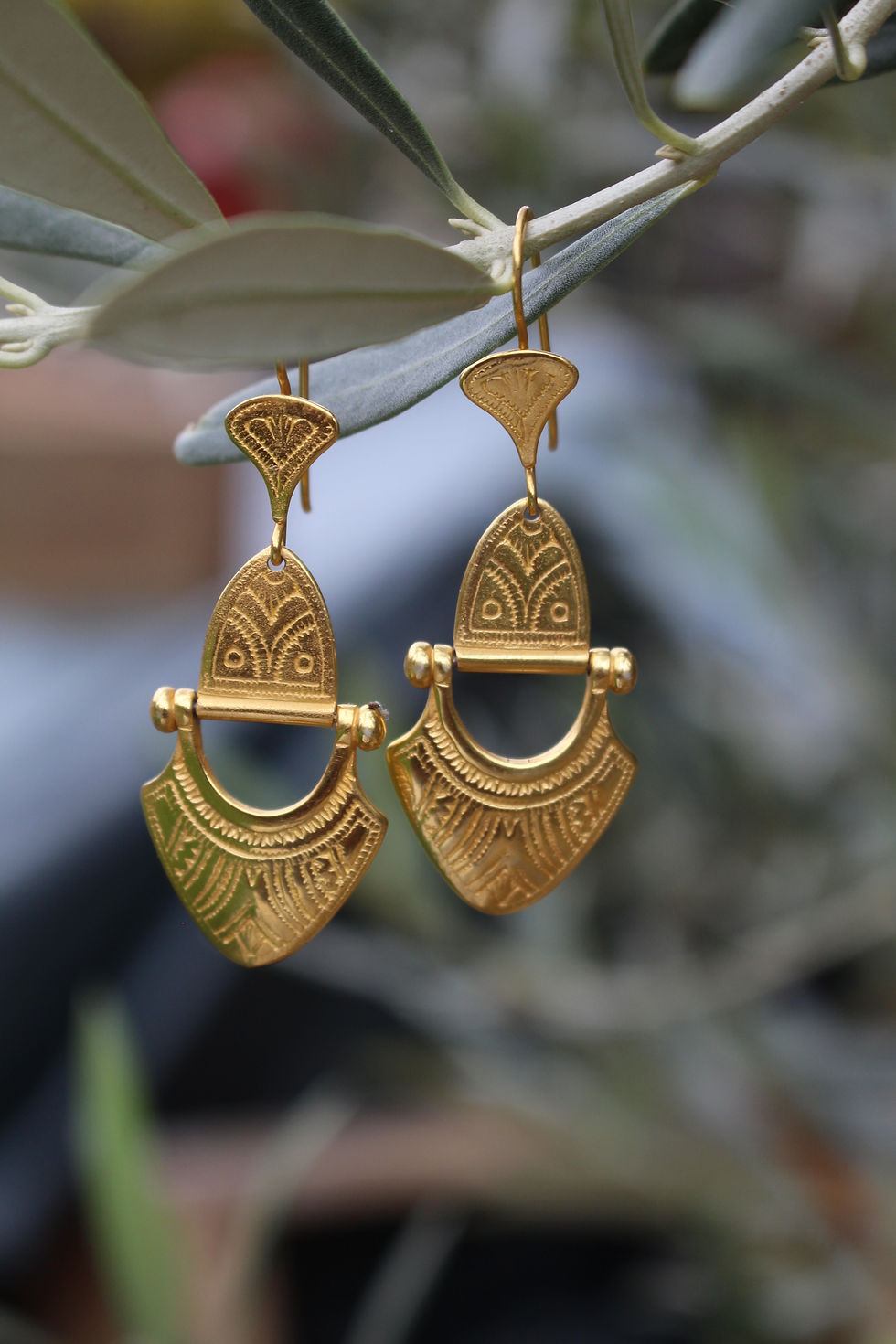 Thumbnail: Delilah Gold Boho Drops