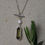 Thumbnail: Silver and Olive Tourmaline Pendant