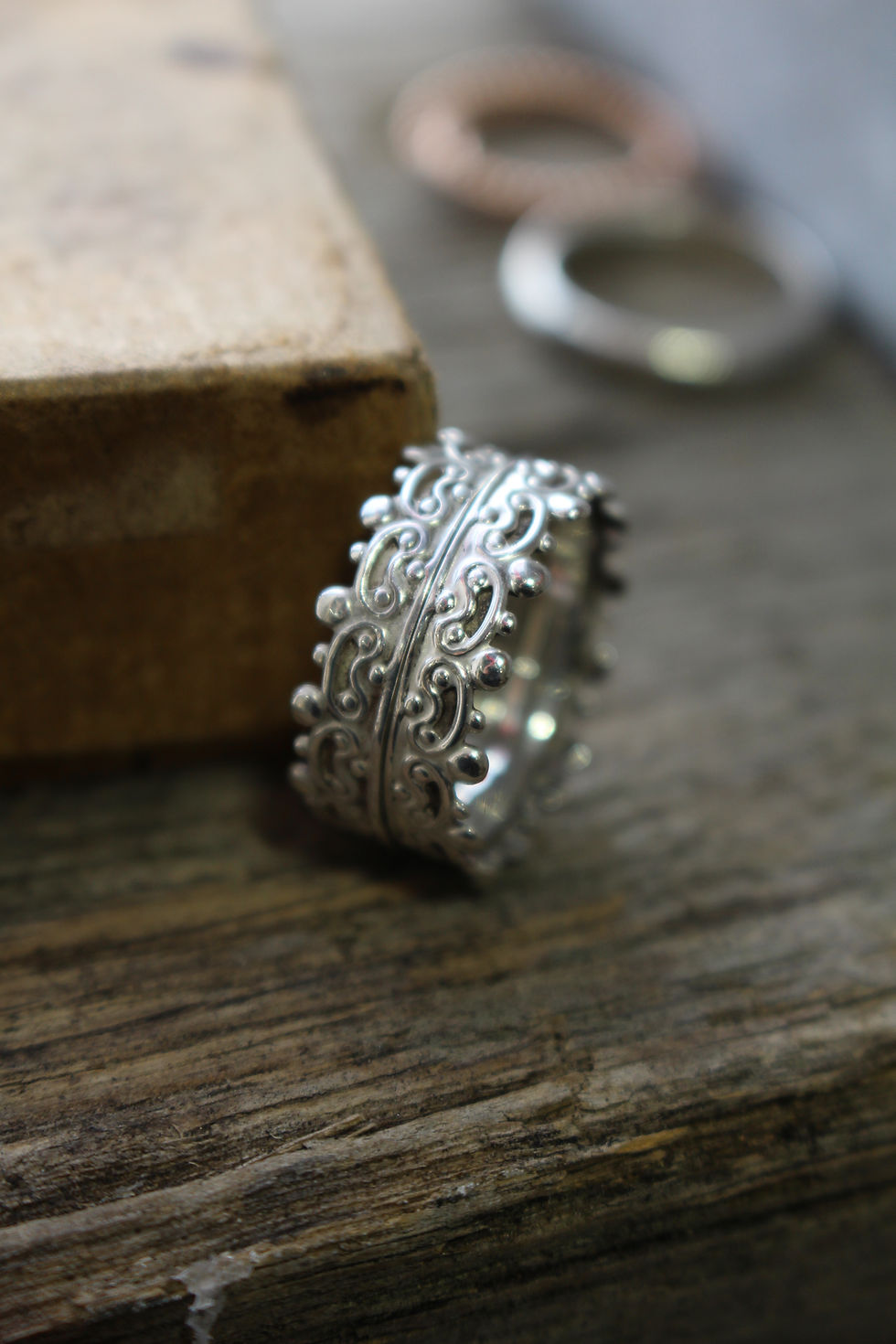 Thumbnail: Silver Crown Ring