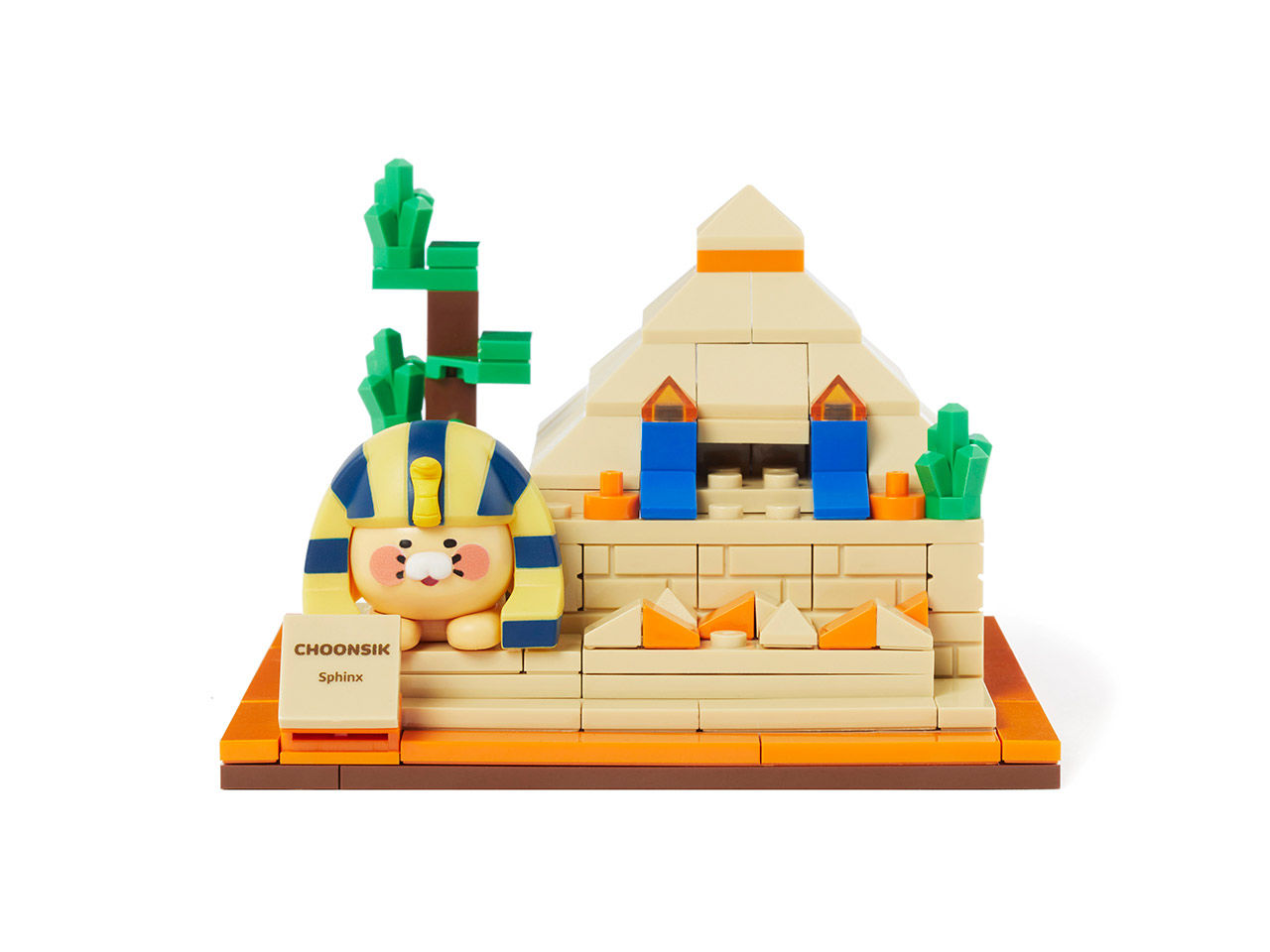 Kakao Friends 春植 Landmark Brick Figure 金字塔模型