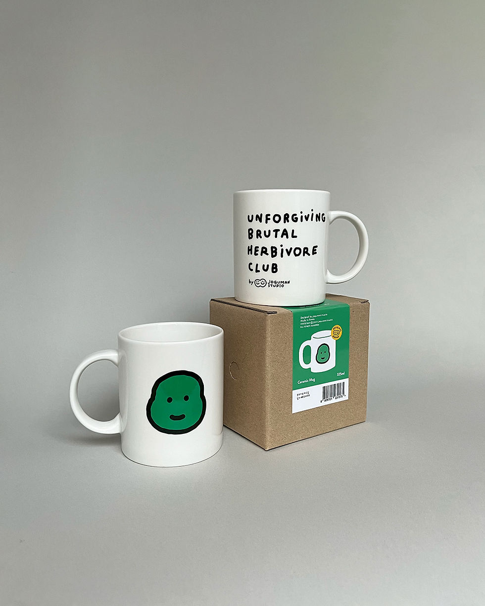 縮圖：Joguman Studio Brachio Face Mug Cup 小腕龍頭像馬克杯