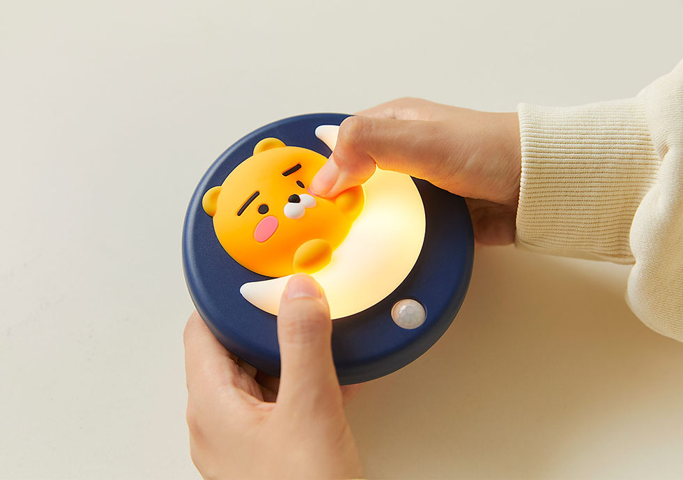 縮圖：Kakao Friends Ryan Motion Sensor Light 自動感應燈