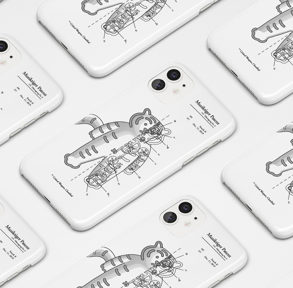 縮圖：Muzik Tiger Robot Tiger Phone Case 手機保護殼