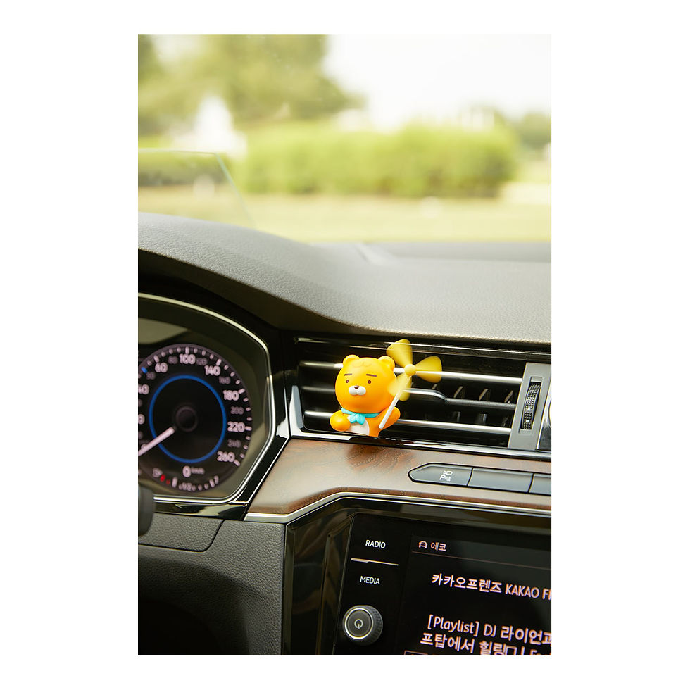 縮圖：Kakao Friends Ryan Pinwheel Car Air Freshener 風車汽車空氣清新劑