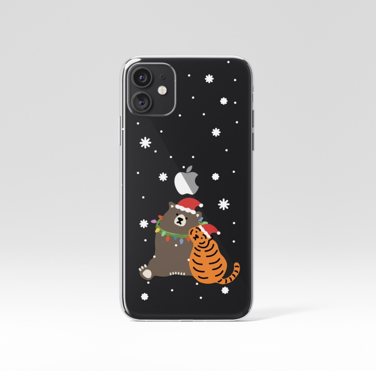 Muzik Tiger Xmas Bear & Tiger Jelly Phone Case 手機保護殼
